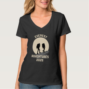 Camiseta Everest Adventures 2025 Base Camp Trek Monte Nepal