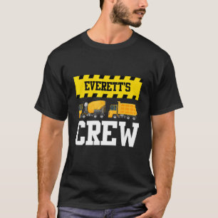 Camiseta Everett Construction Crew Custom Dumpcaminhão Dump