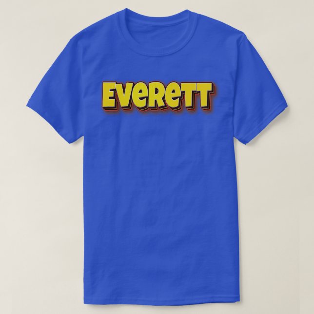 Camiseta Everett Meu Nome É Everett 3 (Frente do Design)