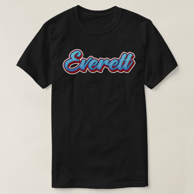 Camiseta Everett Meu Nome É Everett 4 (Frente do Design)