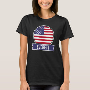 Camiseta Everett USA nome de lugar americano design