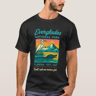 Camiseta Everglades National Park Alligator Vintage Florida