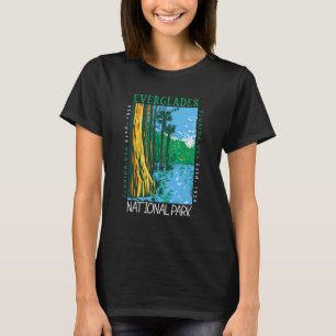 Camiseta Everglades National Park Flórida Distante Vintag