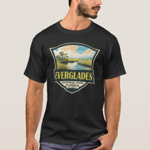 Camiseta Everglades National Park Illustration Viagem Art