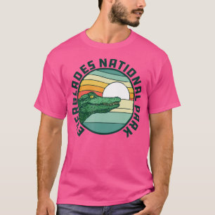 Camiseta Everglades National Park Retro Alligator Anos 80 S