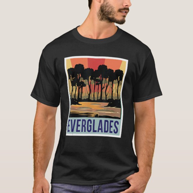 Camiseta Everglades Wetlands National Park Florida Souvenir (Frente)