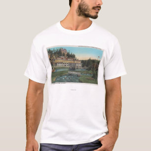 Camiseta Evergreen, CO - hotel de Troutdale, angra do urso