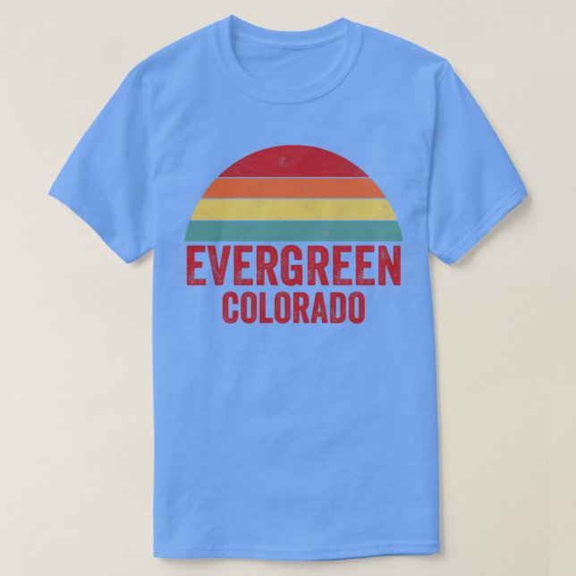 Camiseta Evergreen Colorado (Frente do Design)