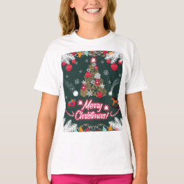 Camiseta Evergreen Joy do Natal