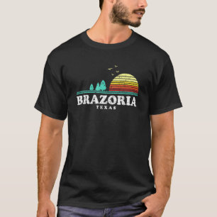 Camiseta Evergreen Sunset Brazoria Forest Texas Woods Campi