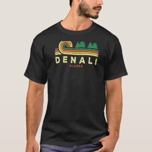Camiseta Evergreen Sunset Denali Forest Alaska Woods Nature