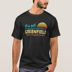 Camiseta Evergreen Sunset Greenfield Forest New Hampshire W