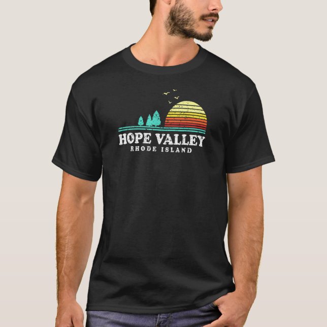 Camiseta Evergreen Sunset Hope Valley Forest Rhode Island W (Frente)