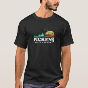 Camiseta Evergreen Sunset Pickens Forest Carolina do Sul Wo