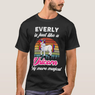 Camiseta Everly é como uma mulher do Unicórnio, dona do nom