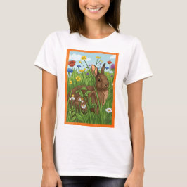 Camiseta Every Bunny Loves Flowers