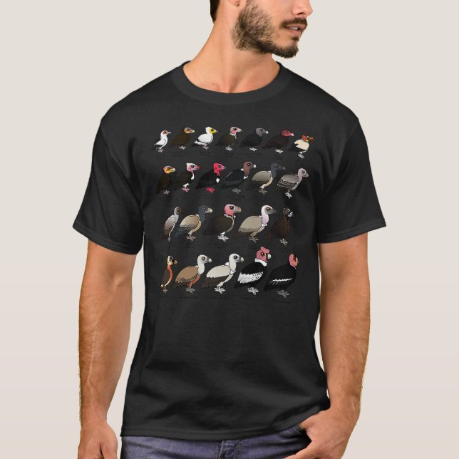 Camiseta Every Vulture of the World  Birdorable Vulture & C (Frente)