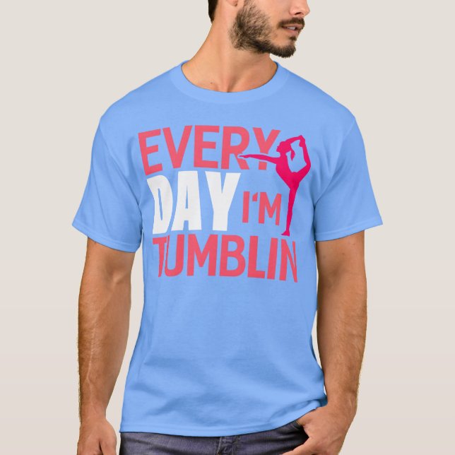 Camiseta Everyday Imumbling Funny Gymnasticumbling 70s retr (Frente)
