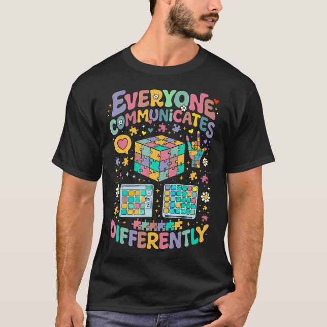 Camiseta Everyone Communicates Differently Special (Frente)