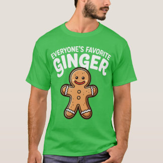 Camiseta Everyones Favorite Ginger T Funny Gingerbread Man 