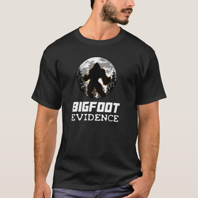 Camiseta Evidência de Bigfoot (Frente)