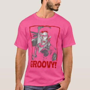 Camiseta Evil Dead 2 Ash Foto Groovy Sangrento Retro Horror