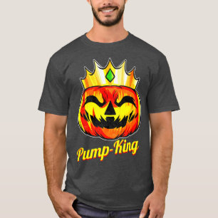 Camiseta Evil Pumpkin King Pump King With Crown Halloween