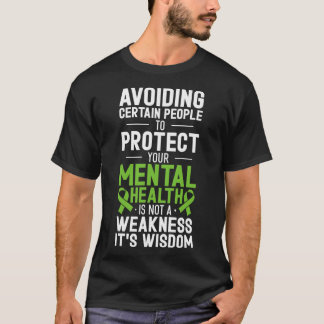 Camiseta Evitar Certas Pessoas Para Proteger Sua Saúde Ment