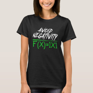 Camiseta Evitar Estudantes de Classe de Negatividade Ensina