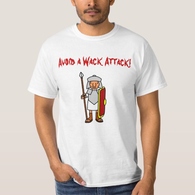 Camiseta Evite um ataque do Wack (Frente)