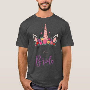 Camiseta EVJF bride to be unicorn