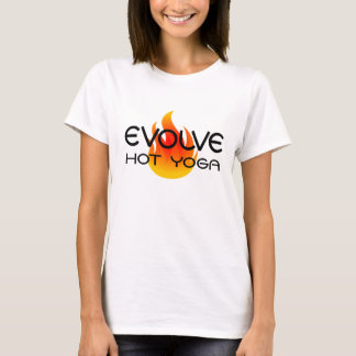 Camiseta Evolua o T quente da ioga