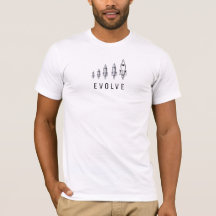 Evolua o TShirt do branco do navio de Rocket