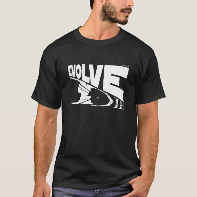 Camiseta Evolua ou morra (Frente)