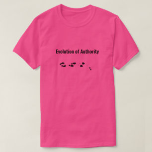 Camiseta Evolução da Autoridade com Cães Gatos
