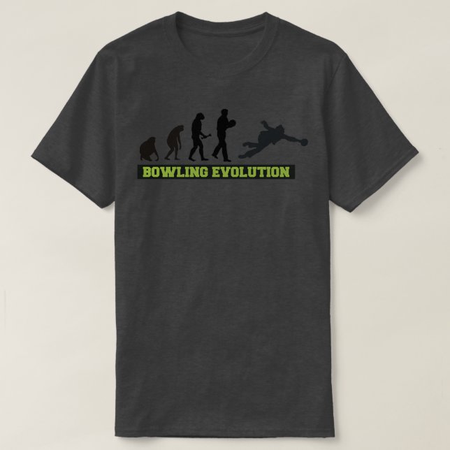 Camiseta Evolução da Boliche T (Frente do Design)