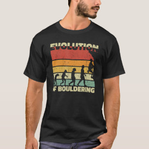 Camiseta Evolução Da Caldeira De Bouldering Rock Climber