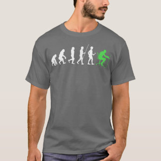 Camiseta Evolução da ciência divertida do nerd para uma TI