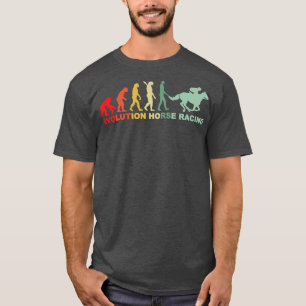 Camiseta Evolução da Corrida de Cavalos Retro-Equestre Derb