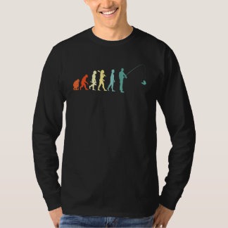 Camiseta Evolução da pesca de peixe