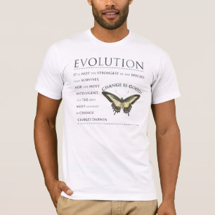 Camiseta Evolução das aspas de Darwin