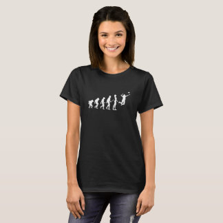 Camiseta Evolução das mulheres de voleibol