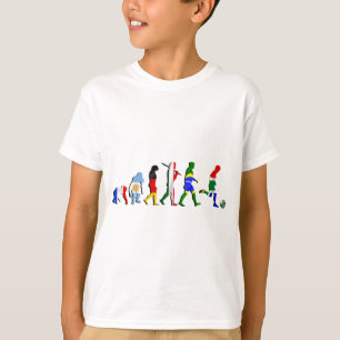 Camiseta Evolução de África do Sul de presentes do futeb