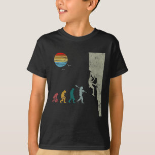Camiseta Evolução de Bouldering Montanhismo Escalada Vinta