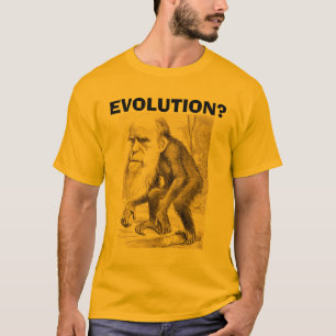 Camiseta Evolução de Charles Darwin? T-shirt