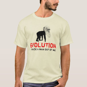 Camiseta Evolução de Darwin