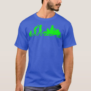 Camiseta Evolução de Motociclos Snowmobile