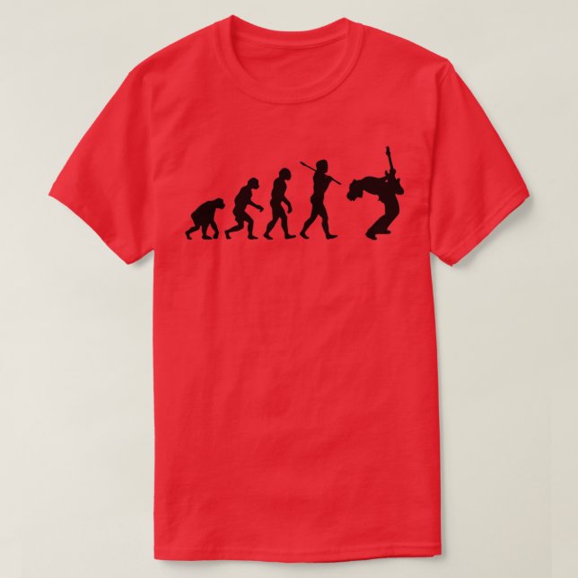 CAMISETA EVOLUÇÃO DE UM JOGADOR GUITAR ESSENCIAL (Frente do Design)