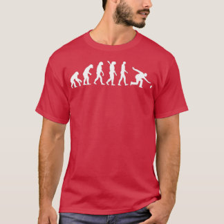 Camiseta Evolução de uma Boliche de 10 pinos de Bowler T