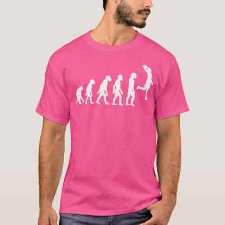 Camiseta Evolução Divertida de Jogador de Basquete Humano A